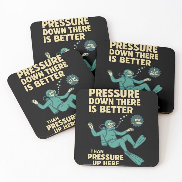 Item preview, Pressure Down There Is Better Diver Design designed and sold by LuminOrb.