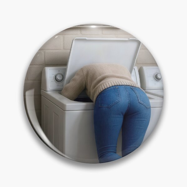 Item preview, Short Woman In a Washing Machine designed and sold by Maria Dryfhout.