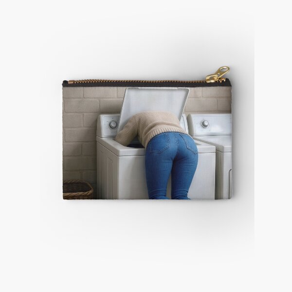Item preview, Short Woman In a Washing Machine designed and sold by Maria Dryfhout.
