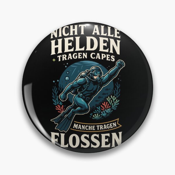 Item preview, Not All Heroes Wear Capes Fins Divers designed and sold by LuminOrb.