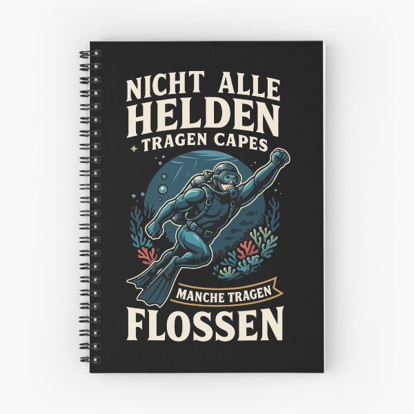 Item preview, Not All Heroes Wear Capes Fins Divers designed and sold by LuminOrb.
