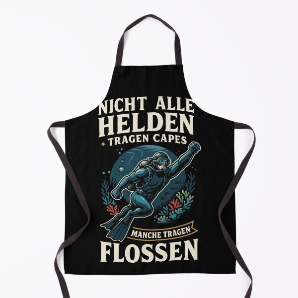Item preview, Not All Heroes Wear Capes Fins Divers designed and sold by LuminOrb.