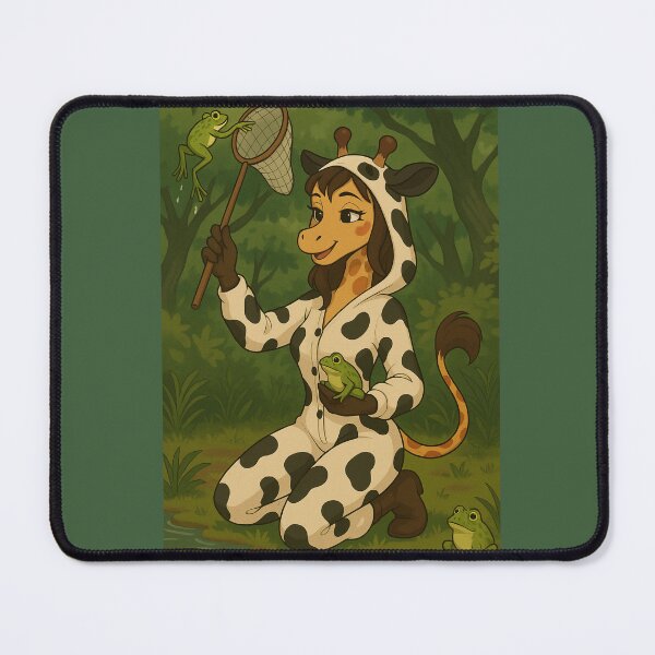 Item preview, Noella's Frog Hunt – Pondside Cow-ouflage designed and sold by A Sinister Sly.