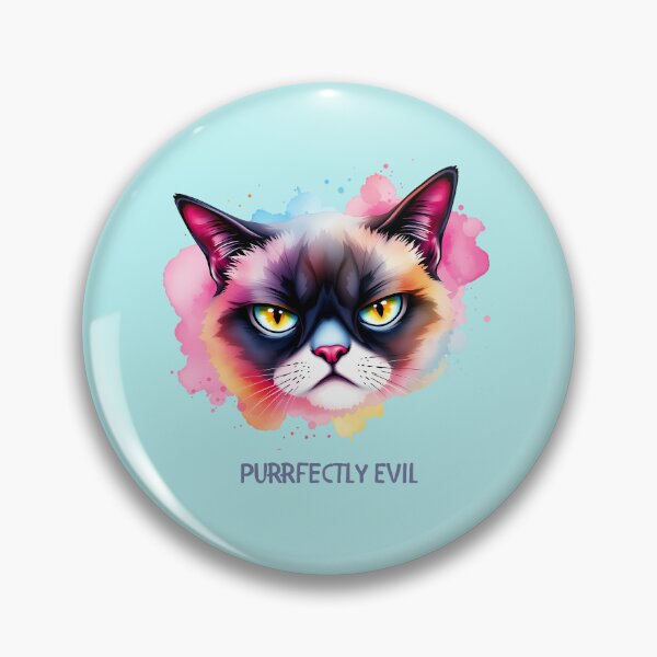 Item preview, "Purrfectly Evil"– Sinister & Sassy Grumpy Cat  designed and sold by Ryldra-Art.