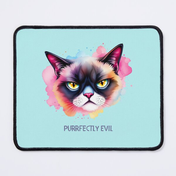 Item preview, "Purrfectly Evil"– Sinister & Sassy Grumpy Cat  designed and sold by Ryldra-Art.