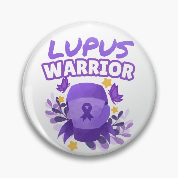 Item preview, Lupus Awareness Warrior Survivor Purple Butterflies designed and sold by Guess4best.