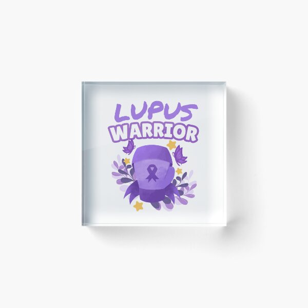 Item preview, Lupus Awareness Warrior Survivor Purple Butterflies designed and sold by Guess4best.