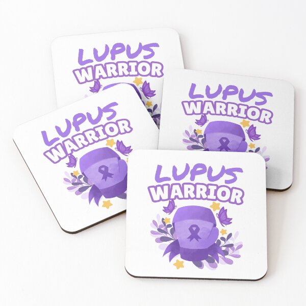 Item preview, Lupus Awareness Warrior Survivor Purple Butterflies designed and sold by Guess4best.