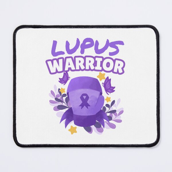Item preview, Lupus Awareness Warrior Survivor Purple Butterflies designed and sold by Guess4best.