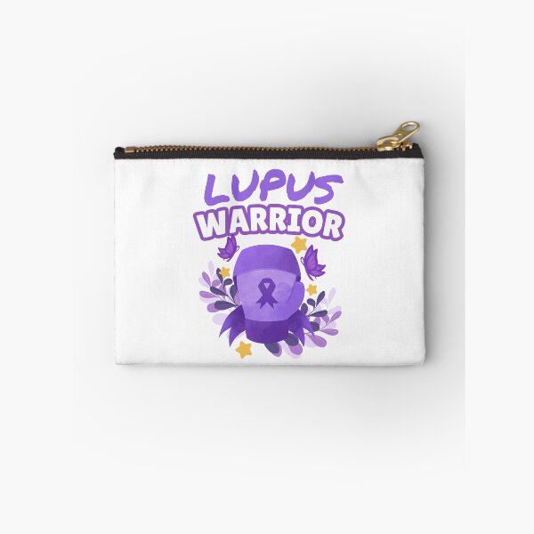 Item preview, Lupus Awareness Warrior Survivor Purple Butterflies designed and sold by Guess4best.