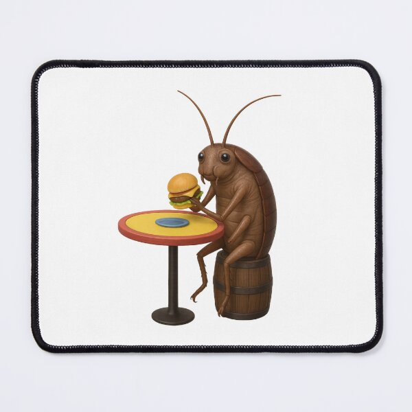Item preview, SpongeBob SquarePants Cockroach Eating a Krabby Patty Live designed and sold by DibujandoPorfa.