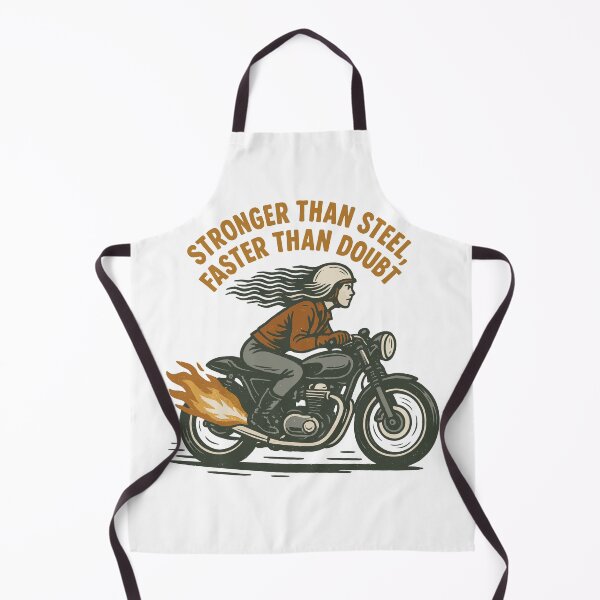 Item preview, Stronger Than Steel Faster Than Doubt Motorrad designed and sold by LuminOrb.