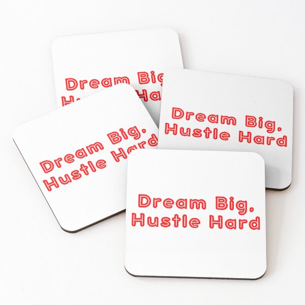 Item preview, Dream Big, Hustle Hard designed and sold by SLIMK8.