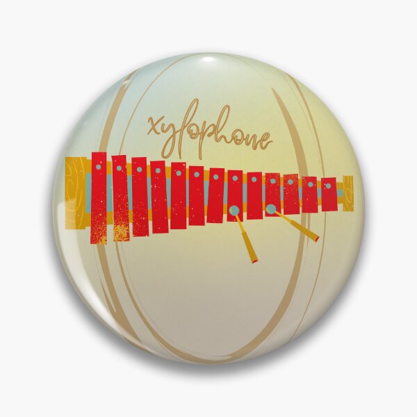Item preview, A Xylophone In Red Tan & Green designed and sold by BrightrDayMusicArt.