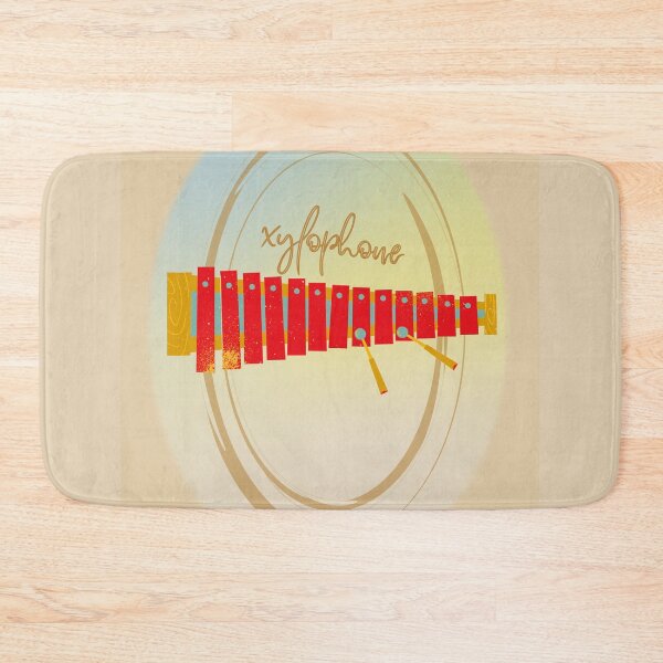 Item preview, A Xylophone In Red Tan & Green designed and sold by BrightrDayMusicArt.