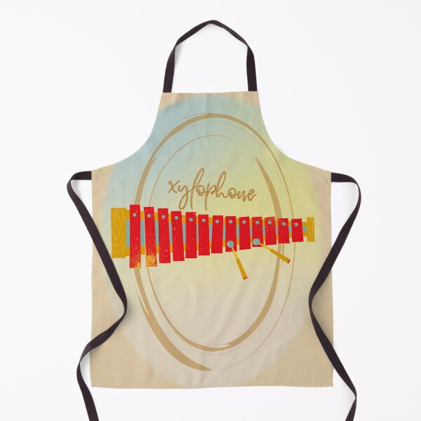 Item preview, A Xylophone In Red Tan & Green designed and sold by BrightrDayMusicArt.