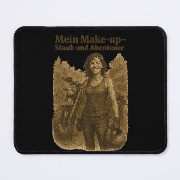Item preview, My Make-up Dust And Adventure Biker designed and sold by LuminOrb.