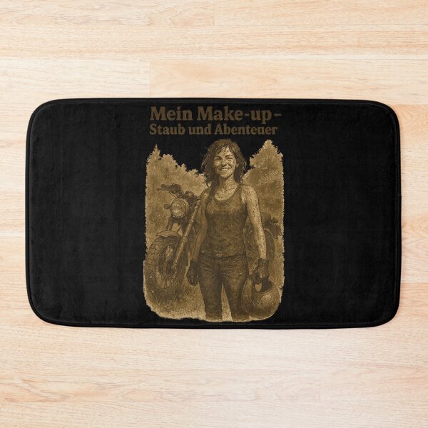 Item preview, My Make-up Dust And Adventure Biker designed and sold by LuminOrb.