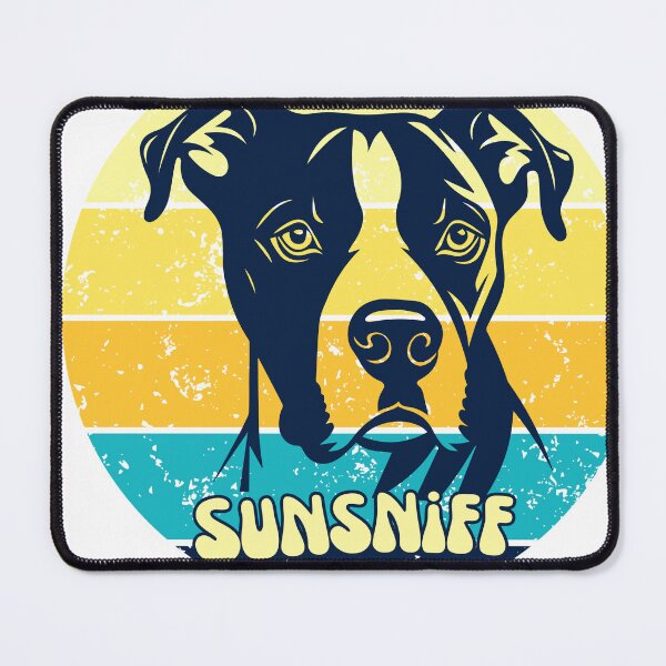 Item preview, Sunsniff – Retro Dog Sunset Vibes designed and sold by TheMysticNook.