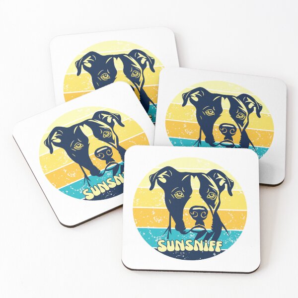 Item preview, Sunsniff – Retro Dog Sunset Vibes designed and sold by TheMysticNook.