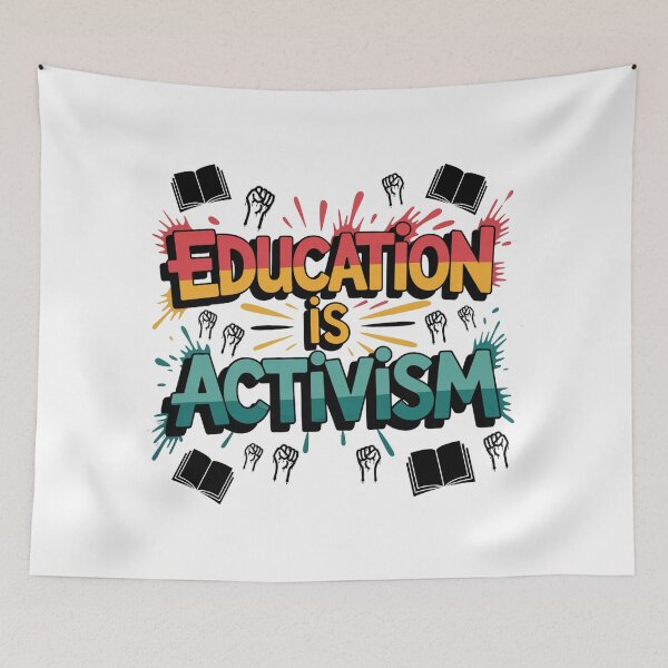 Item preview, Education is Activism Graffity Style designed and sold by VividTrails.