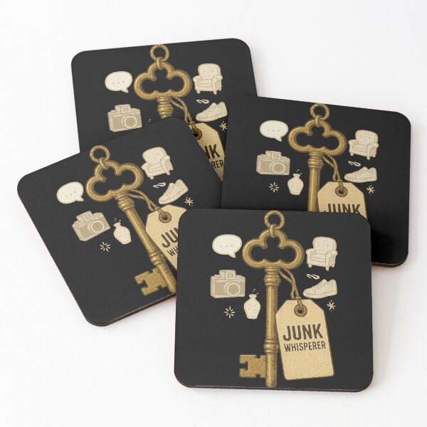 Item preview, Vintage Junk Whisperer Key Retro Style designed and sold by LuminOrb.
