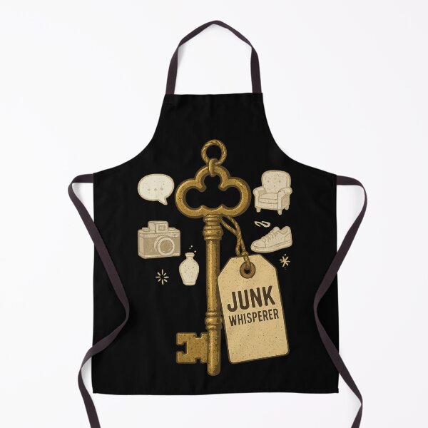 Item preview, Vintage Junk Whisperer Key Retro Style designed and sold by LuminOrb.