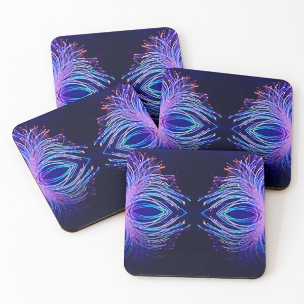 Item preview, X Mask, Low Light Art Photography of Fibre Optic Lights designed and sold by Art by Agnes Bosze.