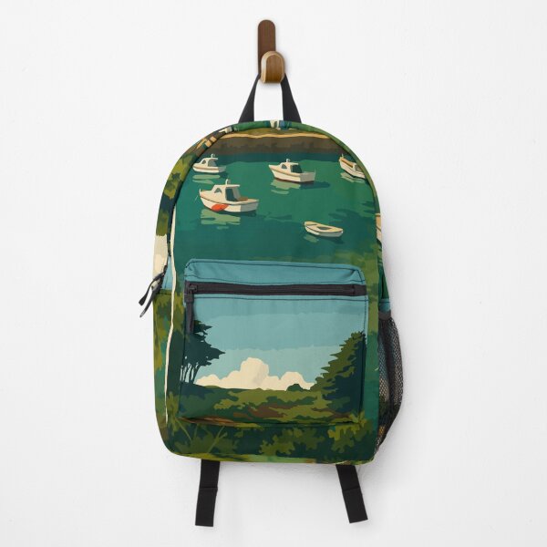 Item preview, Retro poster Port de la Meule – Île d’Yeu designed and sold by Atelier Brume.