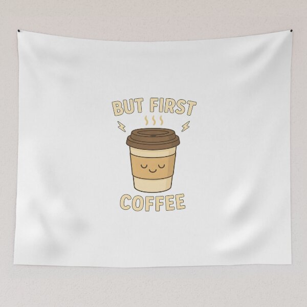 Item preview, But First Coffee designed and sold by InkArtHobby.