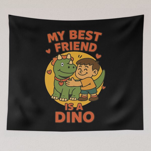 Item preview, My Best Friend Is A Dino Kindergarten designed and sold by LuminOrb.