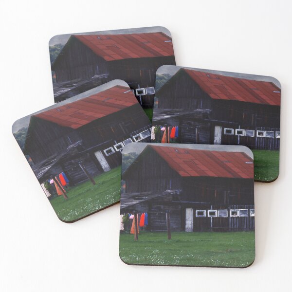 Item preview, Painted Sky Over an Upper Peninsula Barn and Washline designed and sold by Wayne King.