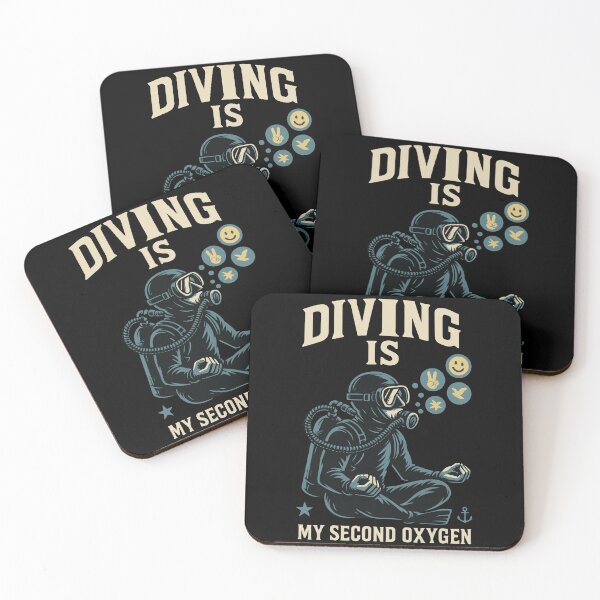 Item preview, Diving Is My Second Oxygen Ocean Diver designed and sold by LuminOrb.
