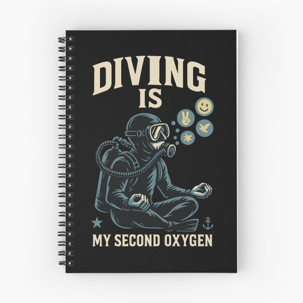 Item preview, Diving Is My Second Oxygen Ocean Diver designed and sold by LuminOrb.