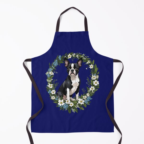 Item preview, Boston Terrier And Massachusetts Mayflowers 1 designed and sold by taiche.