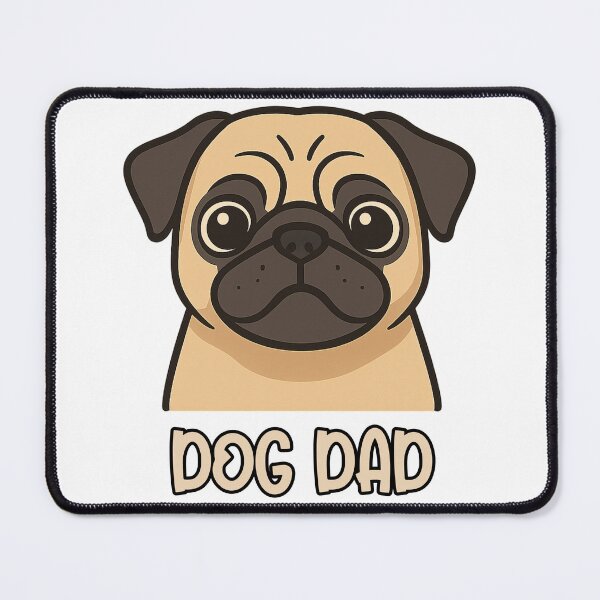 Item preview, Dog Dad – Pug Edition | Funny Wrinkly Dog Lover Gift designed and sold by Sandy's Cheeky Studio.
