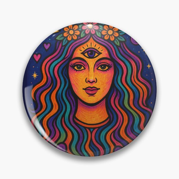 Item preview, Third Eye Princess – Cosmic Visionary Vibes designed and sold by A Sinister Sly.