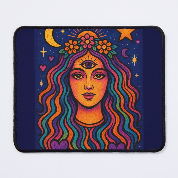 Item preview, Third Eye Princess – Cosmic Visionary Vibes designed and sold by A Sinister Sly.