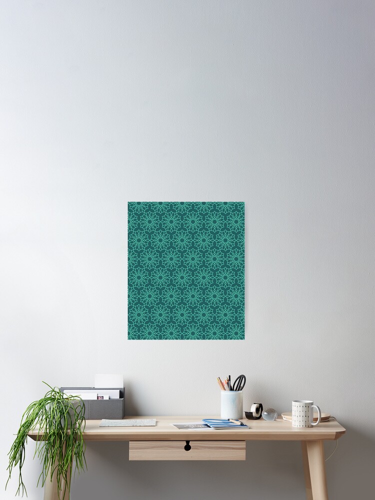 Thumbnail 2 of 3, Poster, arabic pattern designed and sold by FethiC.
