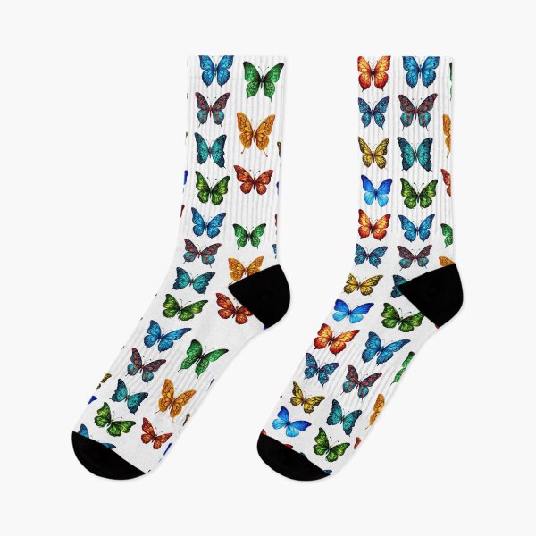 Item preview, Colorful Butterflies Aesthetic Design – Vibrant Butterfly Pattern designed and sold by PnrArtDesign.