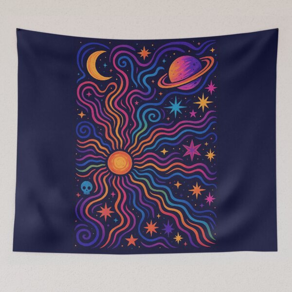 Item preview, Galactic Groove – Psychedelic Solar Flow designed and sold by A Sinister Sly.