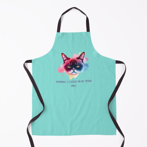 Item preview, Cuddle With Caution – Grumpy Cat "On My Terms Only" designed and sold by Ryldra-Art.