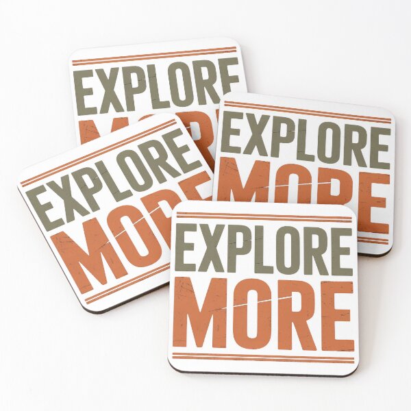Item preview, Explore More – Retro Adventure Travel Typography designed and sold by EpicMediaShop.
