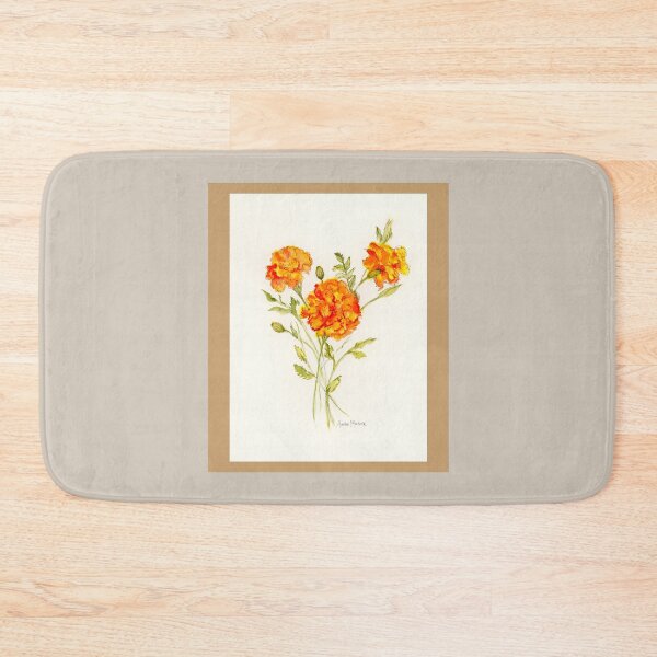 Item preview, Marigolds - watercolor painting designed and sold by Annie Mason Art.