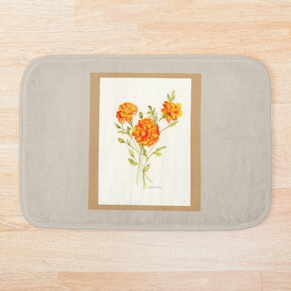 Item preview, Marigolds - watercolor painting designed and sold by Annie Mason Art.