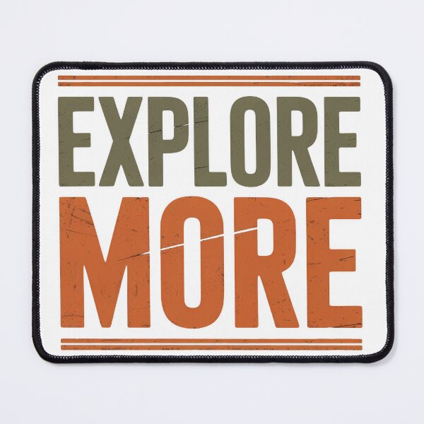 Item preview, Explore More – Retro Adventure Travel Typography designed and sold by EpicMediaShop.