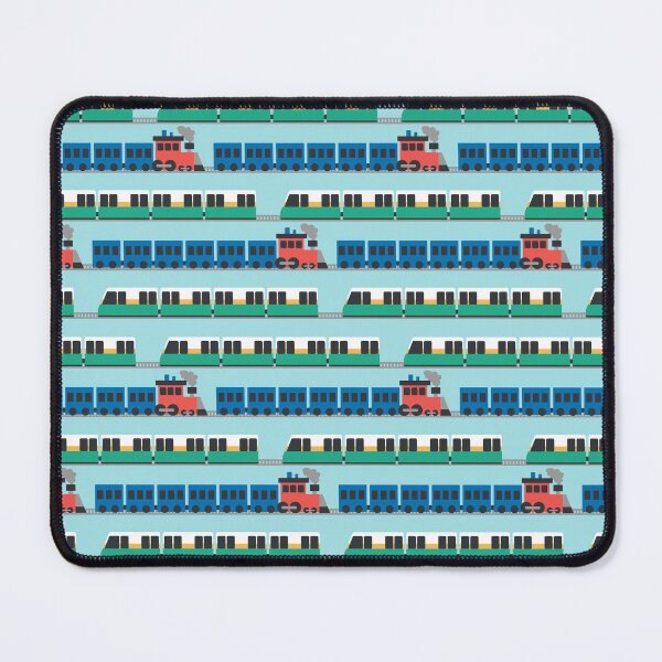 Item preview, Railway - Vehicles Repeating Pattern designed and sold by endervampire.