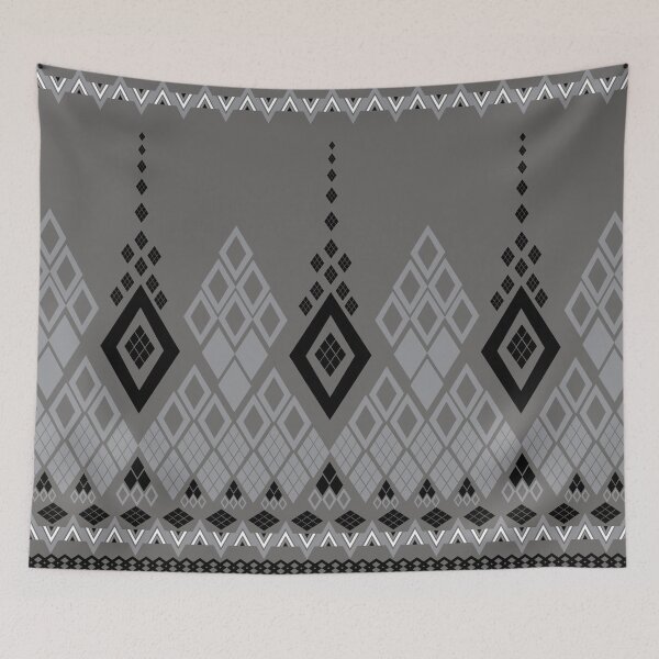 Item preview, Geometric seamless design used to decorate the edges, suitable for decorating mats, carpets, floor tiles, etc. designed and sold by Wunnipaogtun.