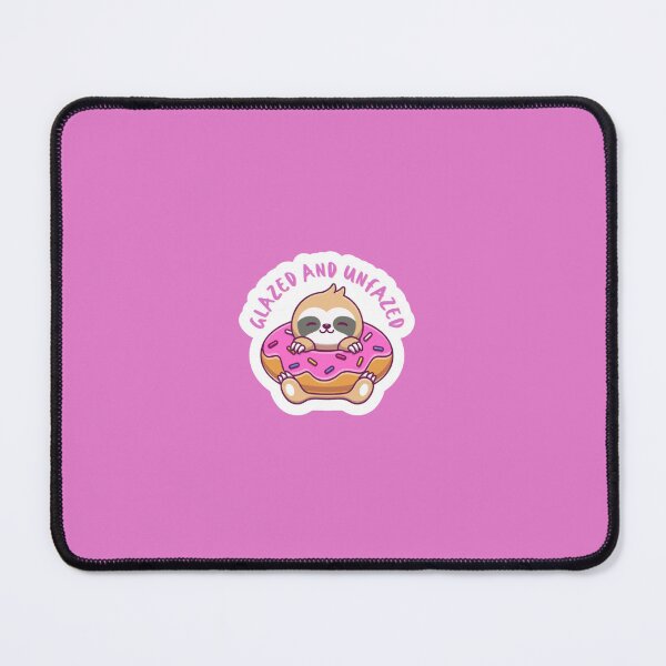 Item preview, "Glazed and Unfazed" Donut Sloth designed and sold by cute-and-punny.