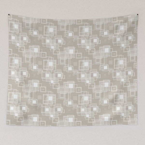 Item preview, Minimal Kolam Squares in Chalk on Clay designed and sold by Moisky Patterns.